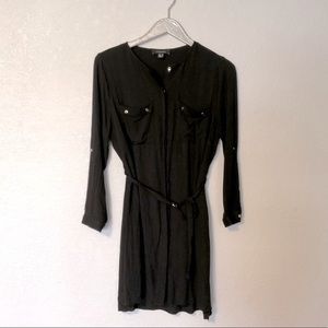 Atmosphere Black Shirt Dress